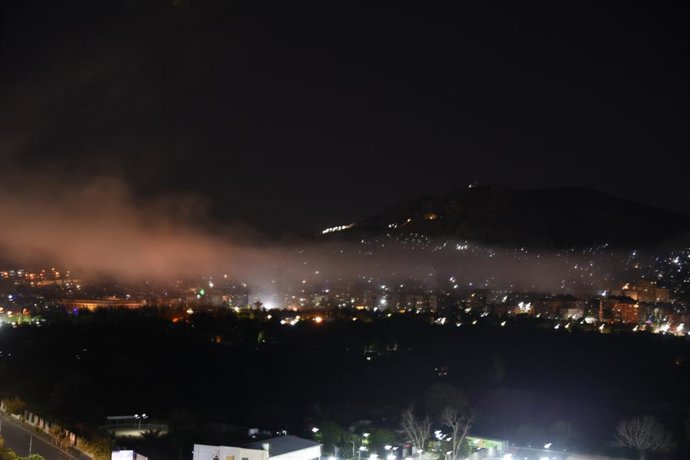 Imagem de arquivo de um ataque das Forças de Defesa de Israel na Síria.