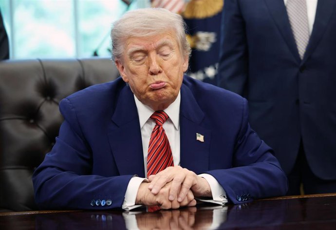 Imagen de archivo del presidente de EEUU, Donald Trump