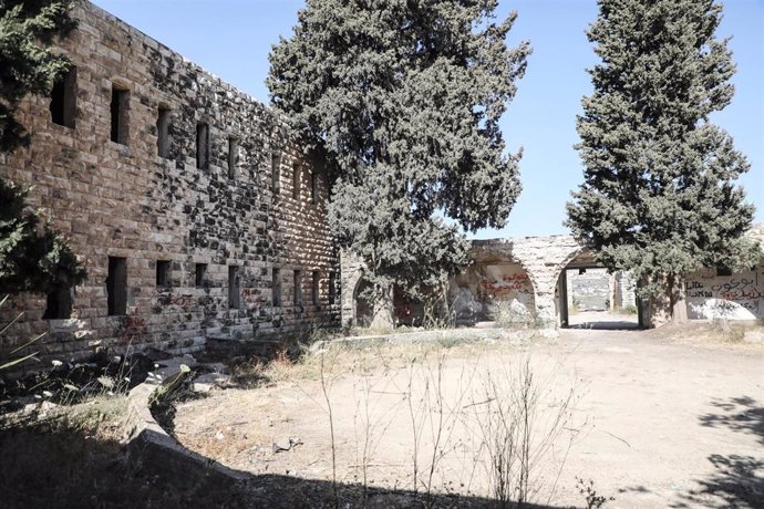 Asentamiento israelí abandonado en la zona donde quieren volver a expandir las colonias.