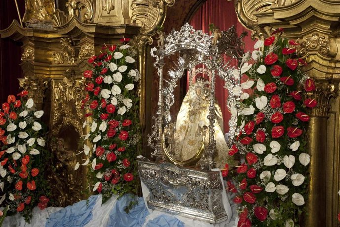 Archivo - La imagen de la Virgen del Pino