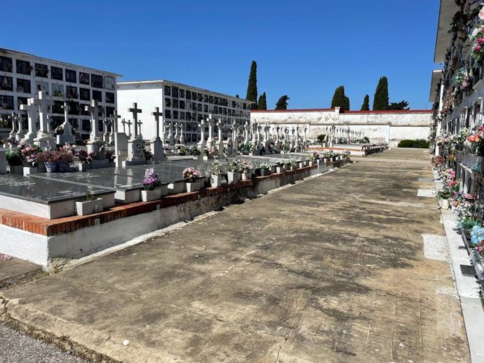 Imagen del interior del cementerio de Jerez de la Frontera (Cádiz)