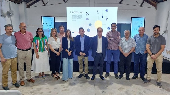 Imagen de la jornada del proyecto FEDER AGRO UP! que se celebró en el IMIDA.