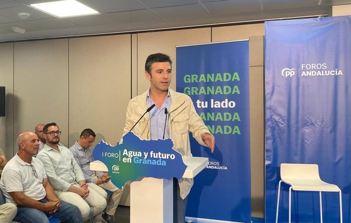 El secretario general del PP de Granada, Jorge Saavedra.