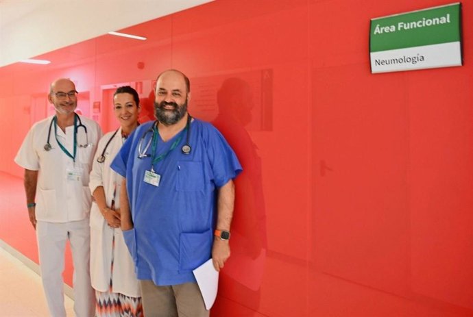 Servicio Neumología del hospital Clínico de Málaga.