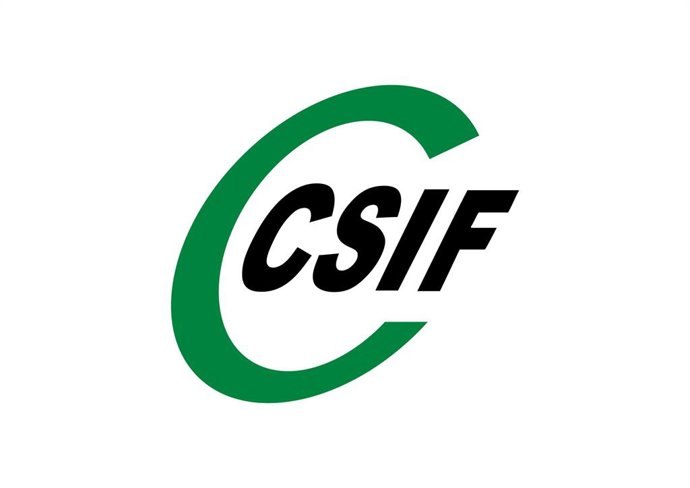 Logotipo da Central Sindical Independente e do Sindicato dos Funcionários Públicos (CSIF).