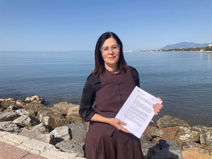 La diputada nacional y portavoz en el Ayuntamiento de Marbella, Isabel Pérez, en una imagen de archivo.