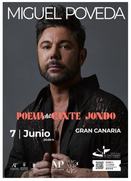 Miguel Poveda arriba este junio a Gran Canaria y Tenerife para presentar su nueva gira 'Poema del Cante Jondo'