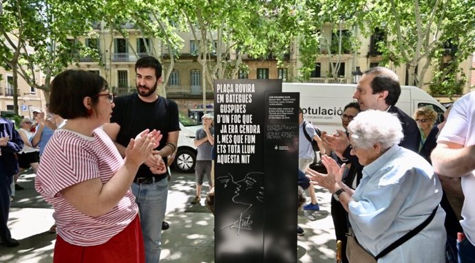 Un moment de la inauguració
