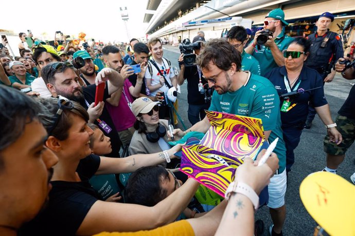 ALONSO Fernando (spa), Aston Martin F1 Team AMR25, portrait during the Formula 1 Aramco Gran Premio de Espana 2025, Spanish Grand Prix 2025, 9th round of the 2025 FIA Formula One World Championship from May 30 to June 1, 2025 on the Circuit de Barcelona-C