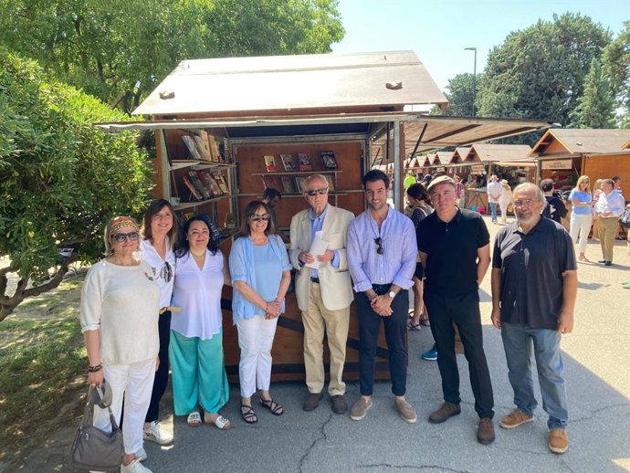 Lola Ranera, Charo Lázaro, el pregonero Francisco Ferrer Lerín, Jorge de Gonzalo, Rafael Yuste  y José Luis Acín