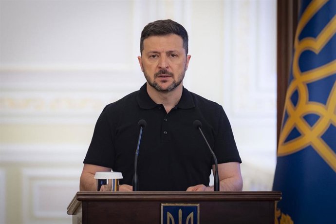 El presidente de Ucrania, Volodimir Zelenski.