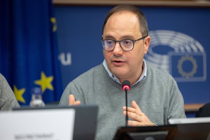 Archivo - El eurodiputado César Luena