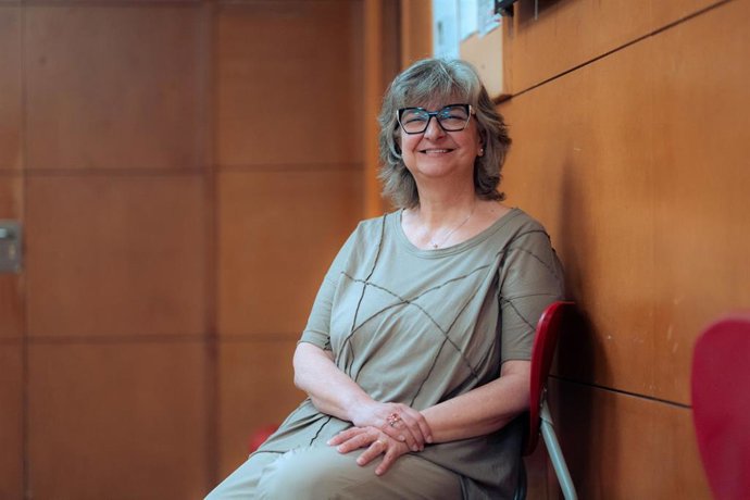 La secretaria general de CC.OO. Madrid, Paloma López, en una entrevista con Europa Press.