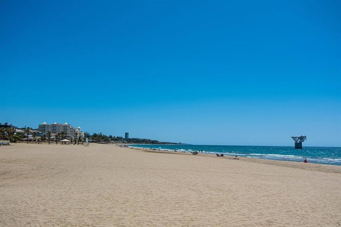 Playa del Cable en Marbella (Málaga).
