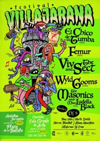 Toledo volverá a ser Villajarana el 7 de junio con El Chico de la Tumba, Femur, Viv & The Sect, Wyld Gooms y The Masonic