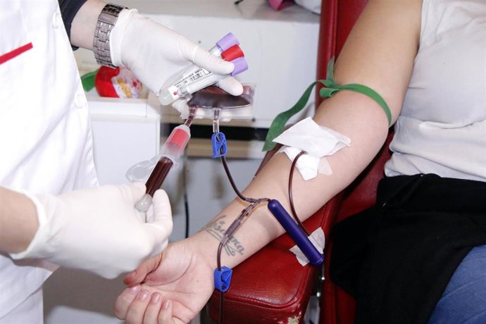 Archivo - Donación de sangre. Imagen de archivo