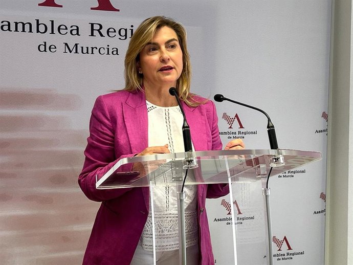 La portavoz del Grupo Parlamentario Socialista, Carmina Fernández