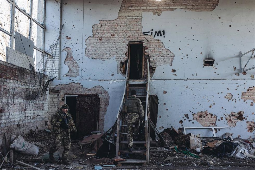 Archivo - Soldados ucranianos en Donetsk (archivo)