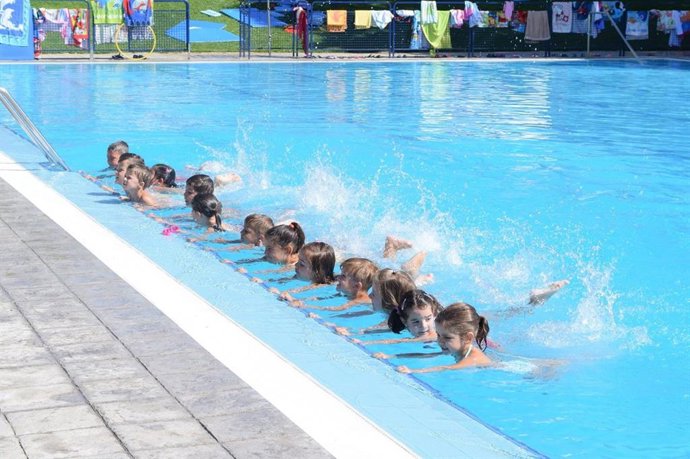 Curso de natación.