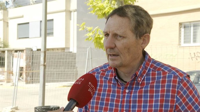 El presidente de la Associació Damnificados DANA Horta Sud Valencia, Christian Lesaec, en declaraciones a Europa Press Televisión