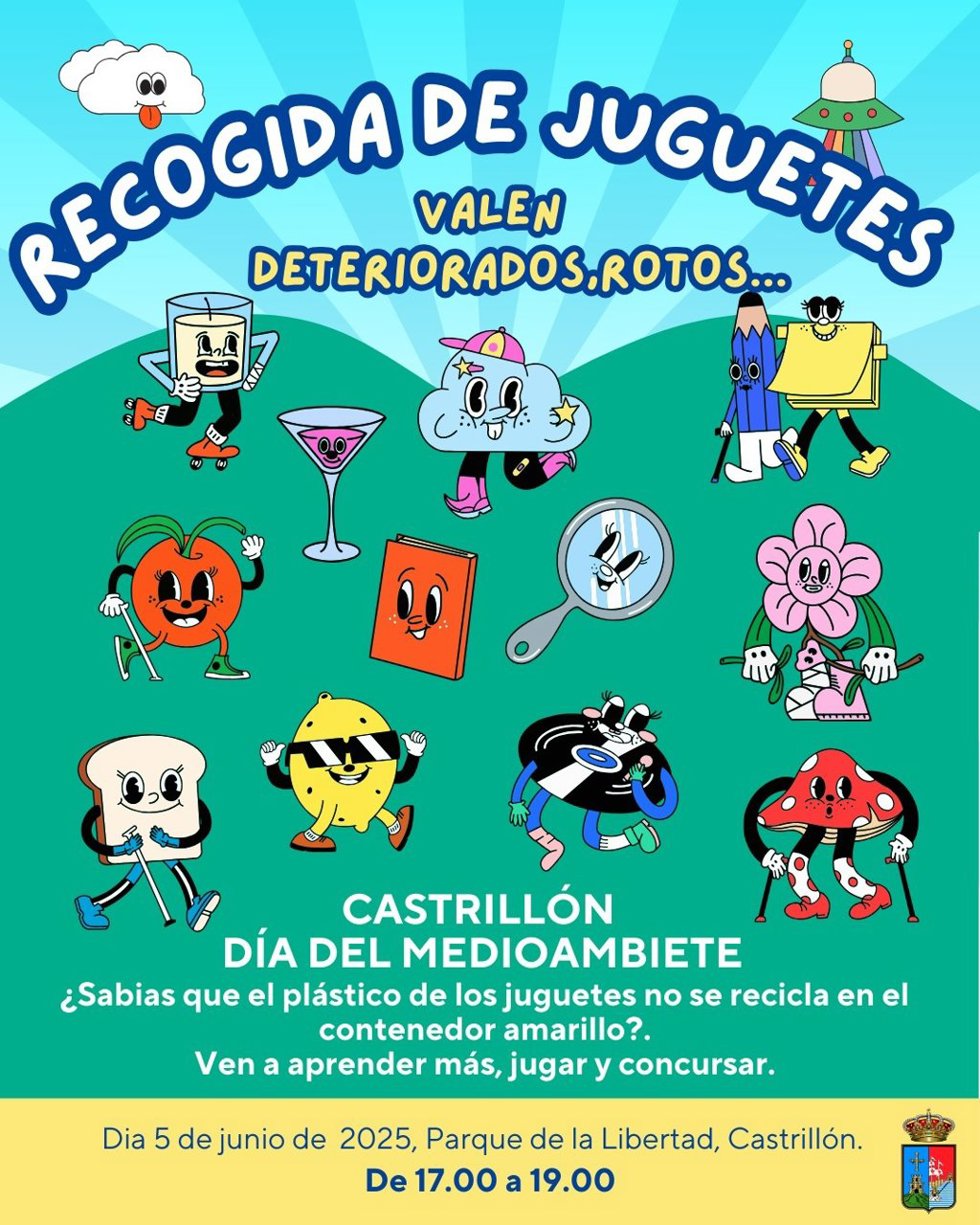 Astrillón celebrará el próximo jueves, 5 de junio, el Día Mundial del Medio Ambiente con actividades infantiles, recogida de juguetes usados y el concurso Misión Mrs. Y Mr. Potato.