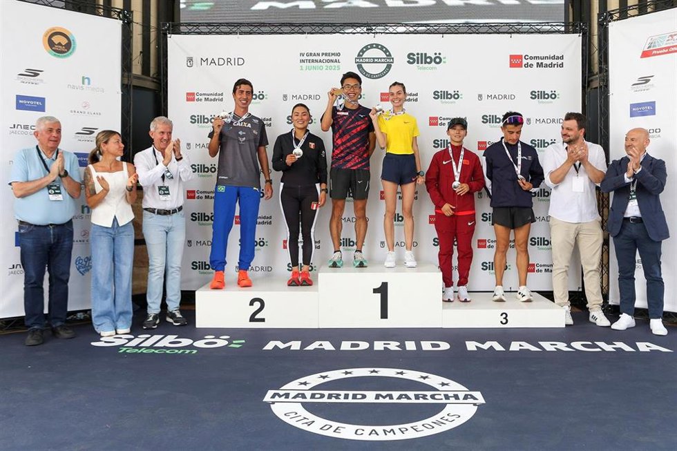 El japonés Toshikazu Yamanishi y la mexicana Alegna González ganan el Gran Premio Internacional Madrid Marcha Silb Telecom