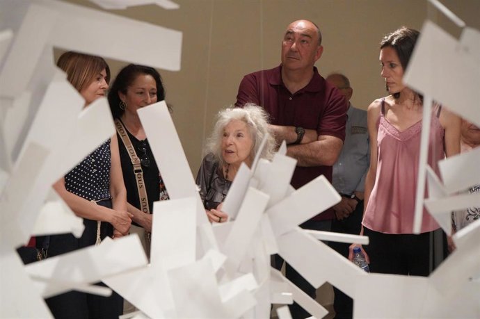 Clausura de la exposición 'Procesos, ritmos y vibraciones' , de Fuencisla Francés