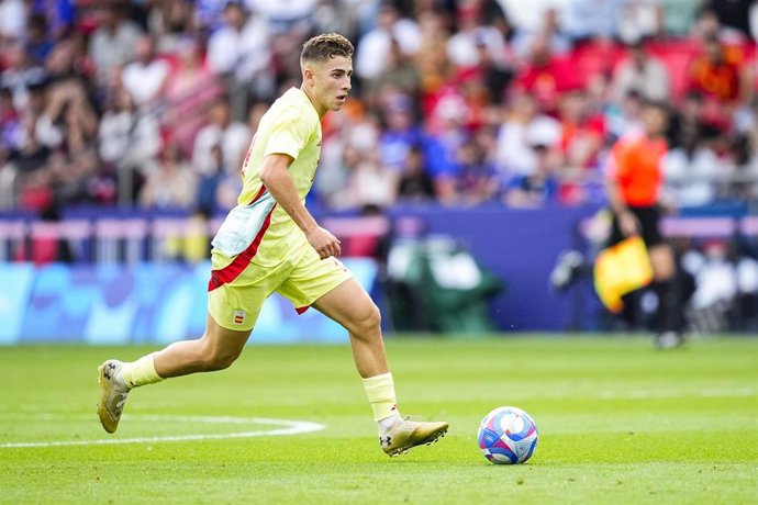 Archivo - Fermín López con la selección española en los Juegos Olímpicos de París de 2024