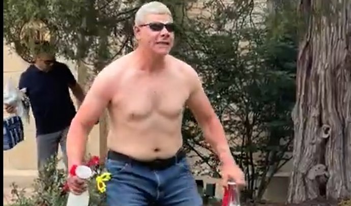 Detenido por prender fuego a un grupo de personas en un evento "pro-israelí" en EEUU