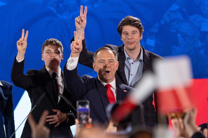 1º de junho de 2025, Varsóvia, Varsóvia, Polônia: 01.06.2025 WARSZAWA .ELEIÇÕES PRESIDENCIAIS 2025 .SEGUNDO TURNO DAS ELEIÇÕES PRESIDENCIAIS .ELEIÇÃO DO CANDIDATO A PRESIDENTE DA REPÚBLICA KAROL NAWROCKI .ELEIÇÕES PRESIDENCIAIS 2025 - SEGUNDO TURNO DAS EL
