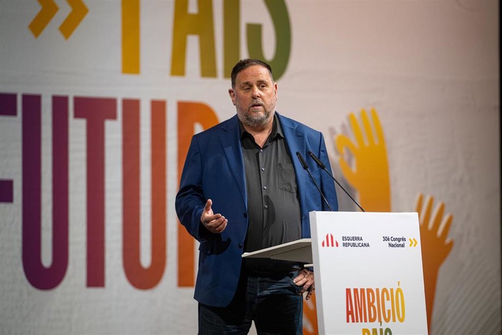 Archivo - El presidente de ERC, Oriol Junqueras
