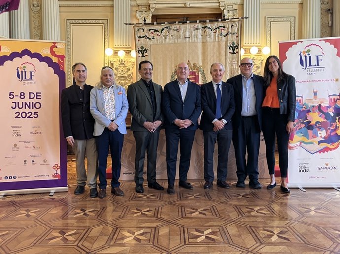 Presentación del Festival de Literatura Jaipur que se celebrará en Valladolid del 5 al 8 de junio.