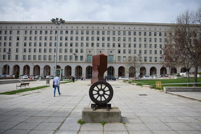 Archivo - Fachada del Ministerio de Transporte y Movilidad Sostenible, a 20 de marzo de 2024, en Madrid (España). 