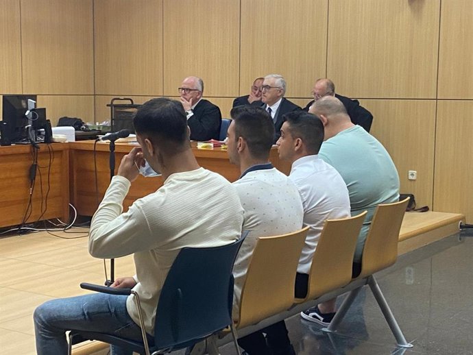 Los cuatro acusados de la 'manada' de la Vall d'Albaida