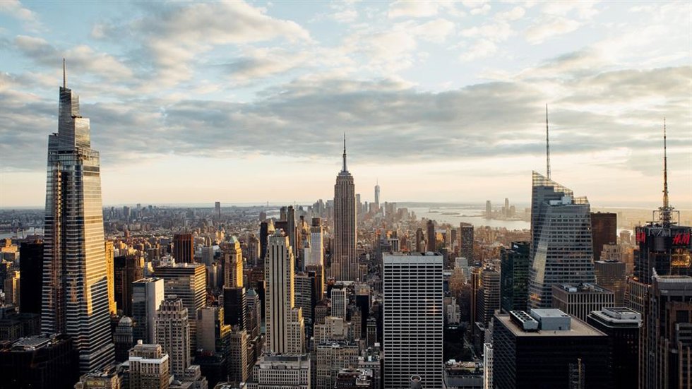 Vista aérea de Manhattan