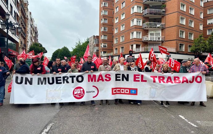 Concentración contra la siniestralidad laboral.