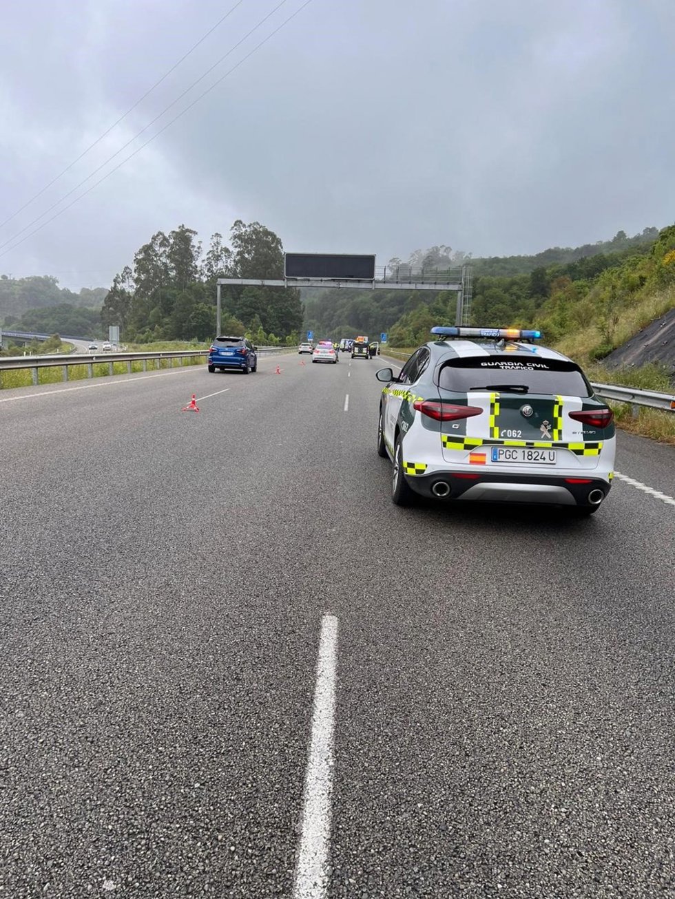 Accidente con herido leve en la A-66.