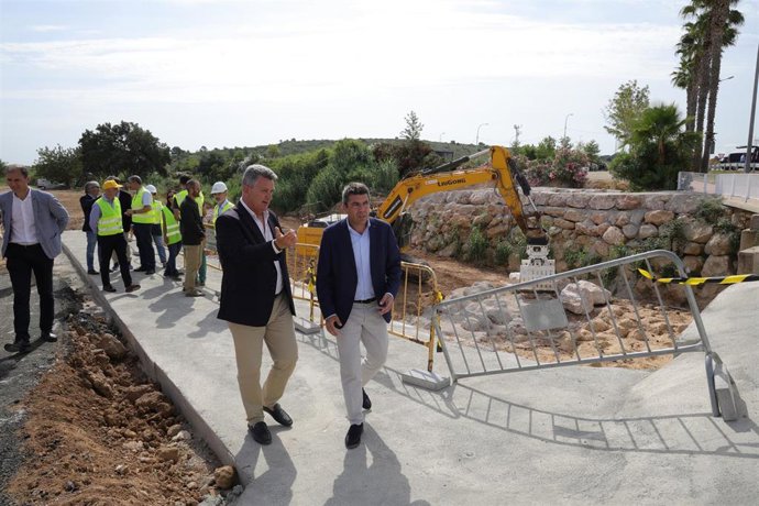 Visita a las obras en Cheste