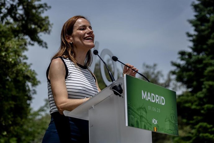 La portavoz de Vox en la Asamblea de Madrid, Isabel Pérez Moñino,