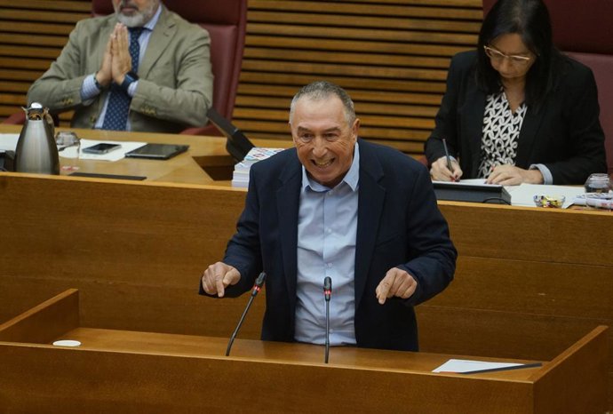 Archivo - El diputado de Compromís en Les Corts, Joan Baldoví