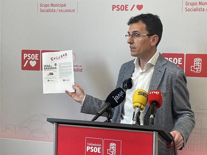 El portavoz del Grupo Municipal Socialista, Pedro Herrero.