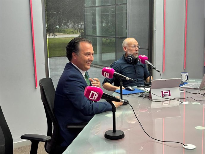 El portavoz del Grupo Parlamentario Vox en las Cortes de C-LM, David Moreno.