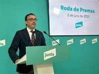 Rius (Junts) critica que Fiscalía se oponga al indulto de Borràs y le expresa su apoyo