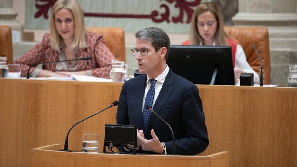 Archivo - El presidente del Gobierno riojano, Gonzalo Capellán