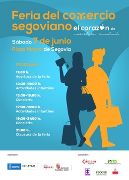 Cartel de la Feria de Comercio.