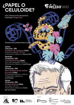 Cartel del ciclo '¿Papel o celuloide?'