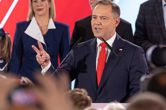 1º de junho de 2025, Varsóvia, Varsóvia, Polônia: 01.06.2025 WARSZAWA .ELEIÇÕES PRESIDENCIAIS 2025 .SEGUNDO TURNO DAS ELEIÇÕES PRESIDENCIAIS .ELEIÇÃO DO CANDIDATO A PRESIDENTE DA REPÚBLICA KAROL NAWROCKI .ELEIÇÕES PRESIDENCIAIS 2025 - SEGUNDO TURNO DAS EL