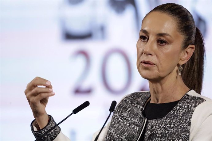 Archivo - Imagen de archivo de la presidenta de México, Claudia Sheinbaum. 