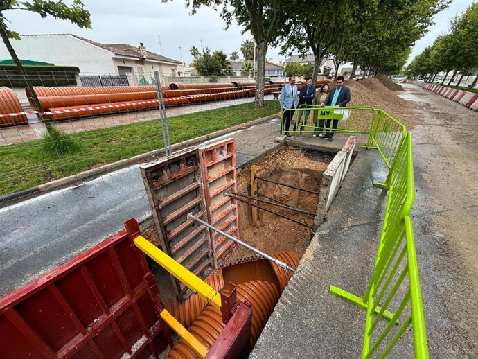 Un nuevo colector canalizará las aguas pluviales del centro de San Javier para evitar las escorrentías al Mar Menor