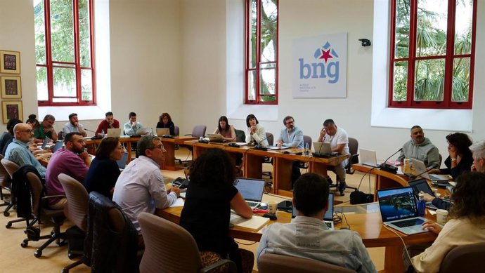 Reunión de grupo del BNG en la Cámara gallega